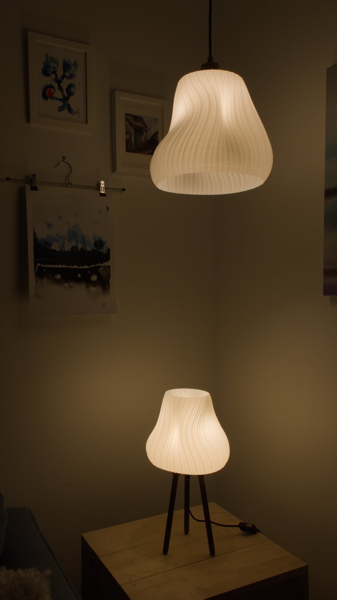 Meringa 01 - Table Lamp Wood