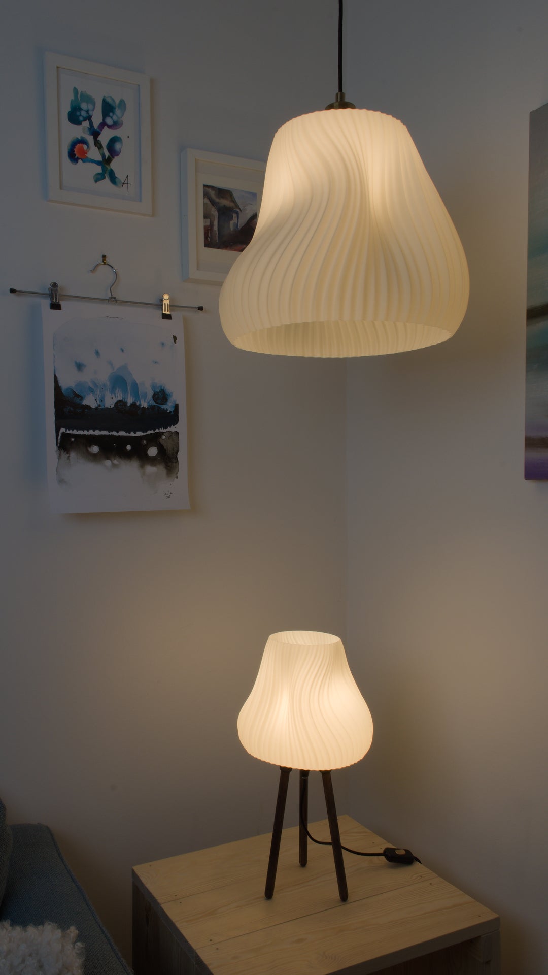 Meringa 01 - Table Lamp Wood
